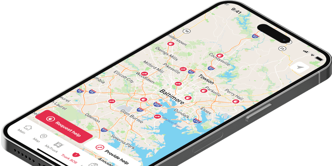 RedMechanic request/provide help feature.
